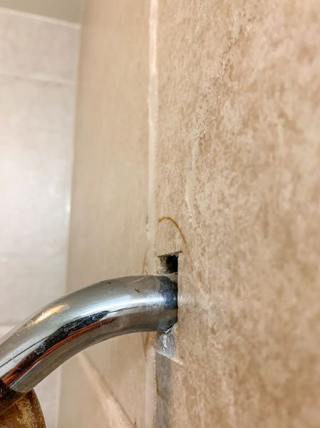 Shower Hole Sealing